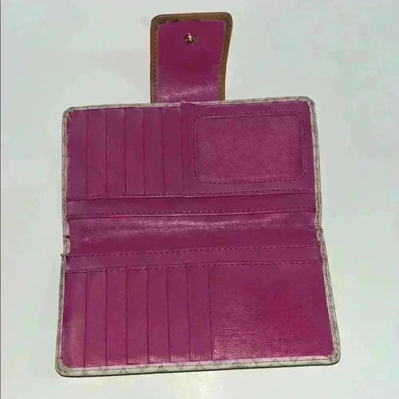 Fossil Gray and Brown Wallet - Picture 2 of 5